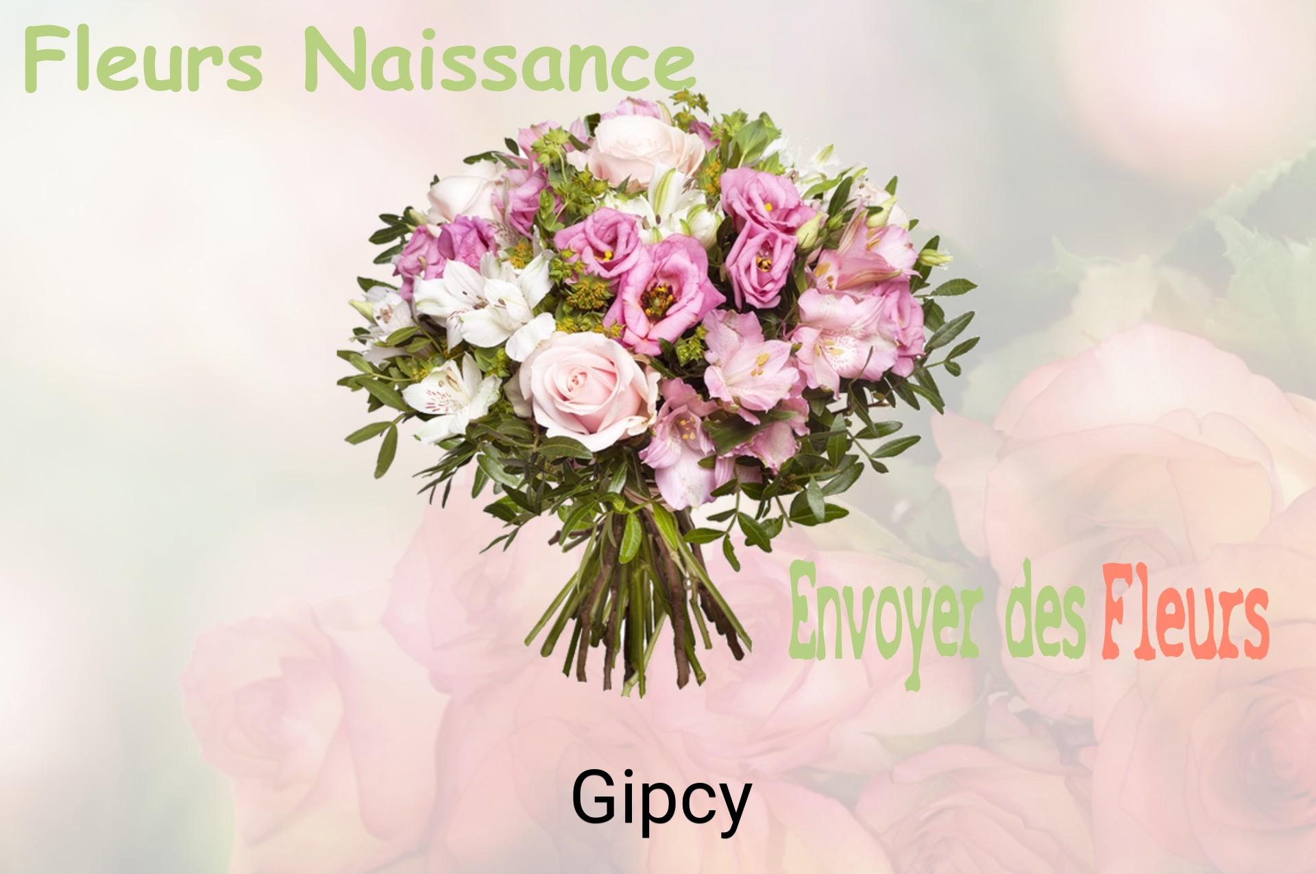 Bouquet de fleurs de naissance livré à Gipcy